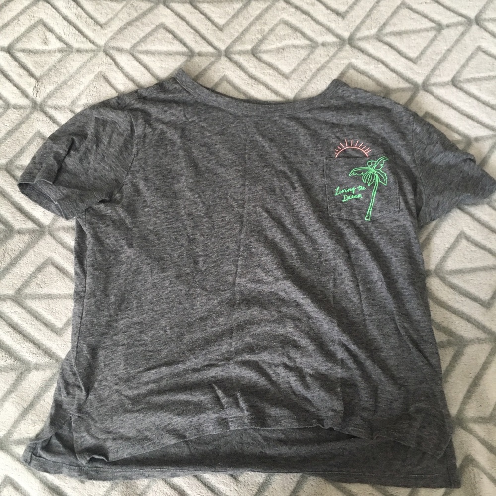 Gray shirt